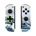 thumbnail image 4 of eXtremeRate The Great Wave Replacement Shell w/Full Set Buttons for Nintendo Switch/OLED Joycon, 4 of 8