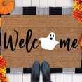 thumbnail image 6 of Hwkond Halloween Rugs Indoor Halloween Specter Floor Mats Entrance Mats Door Dirt-proof Mats Bathroom Avoid Slip Mats(40x60cm), 6 of 6