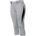 thumbnail image 2 of Champro Womens Surge 2 Color Softball Pant Grey Black Small, 2 of 4