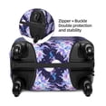 thumbnail image 2 of Susaid blue starry sky Skull flower Print Elastic Washable Suitcase Cover with Hidden Zipper, Fits 18-32 Inch Luggage for Protection During Travel-X-Large, 2 of 7