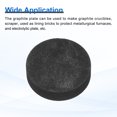 thumbnail image 4 of Plaque d'Électrode en Graphite Ronde Haute Pureté 20x5mm pour Fusion Moulage Électrolyse, Lot de 2, 4 of 6