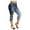 Dark Blue, variant on TIHLMK Yoga Pants Women Women's Fashion Panel Denim Leggings Summer Capris Leggings Yoga Pants Gift for Women