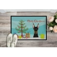 thumbnail image 2 of Caroline's Treasures BB1617MAT Christmas Tree and Doberman Door Mat, Indoor Rug or Outdoor Welcome Mat 18x27 Doormat ,, 2 of 4