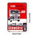 thumbnail image 4 of Chapa Metal para Camión Kenworth Pintura Hierro Rectangular Del Pared 20x30cm, 4 of 9