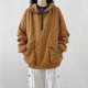 thumbnail image 2 of Sudadera con capucha estilo safari para mujer, con bolsillos, estilo japonés, estilo Harajuku, liso, holgado, estilo Normcore, unisex, para exteriores, con estilo y acogedor para otoño., 2 of 5