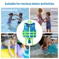 thumbnail image 4 of Gogokids Kids Swim Vest Life Jacket Flotation Swimming Aid with Adjustable Safety Strap Age 1-9 Years/22-50Lbs, Blue Dinosaur, 4 of 7