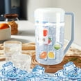 thumbnail image 5 of JoyMoreHome Kettles Household Plastic Pitcher with Cooling Ice Bucket Multi-Color Cold Jug Lid with Filter Hole Great for Iced Tea, Sangria, Lemonade Canteen, 5 of 6