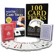 Magic Makers 100 Card Tricks Kit - Automatic Marked Deck & Svengali Trick Deck Included - Magic Tricks With Cards