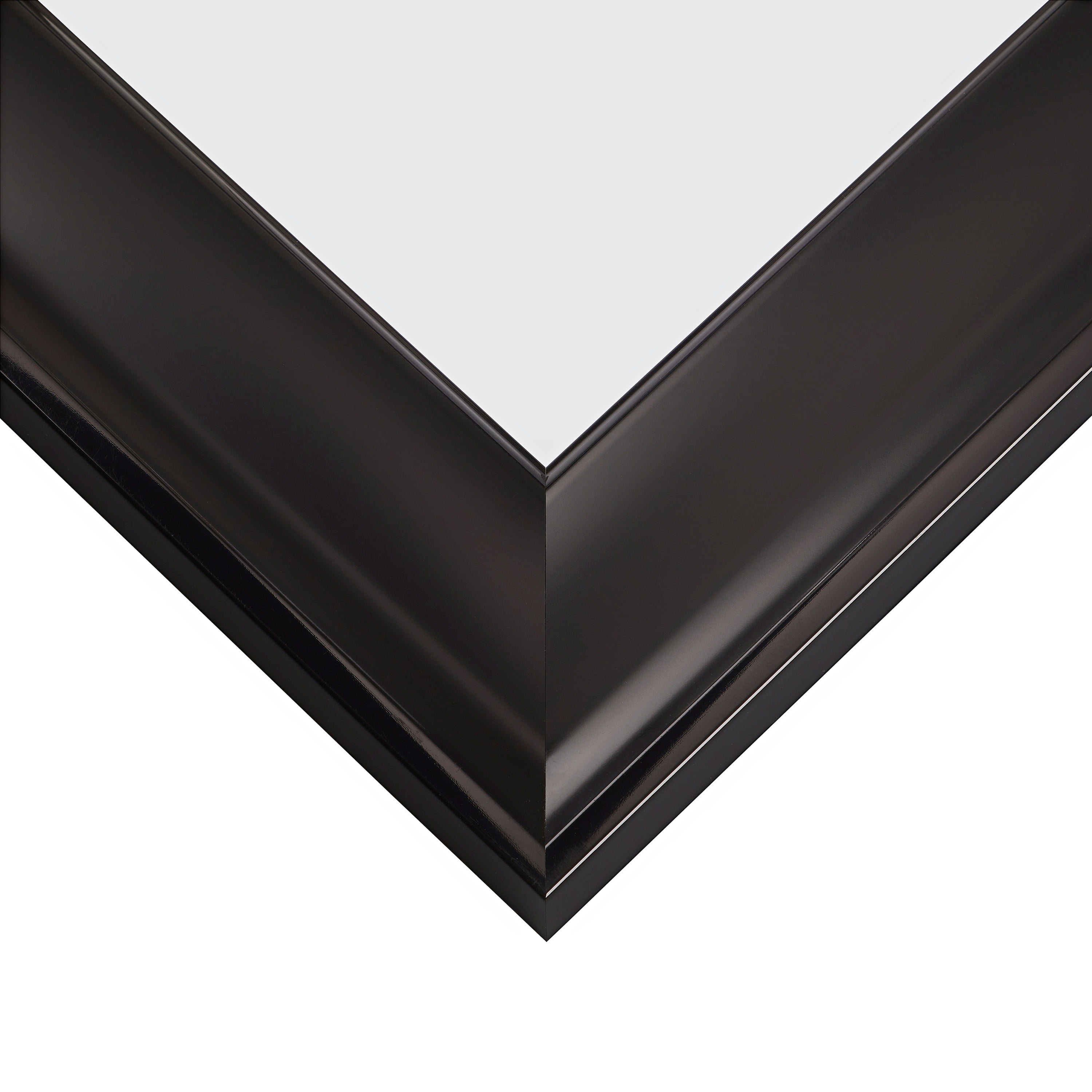 Craig Frames Resilience Wide, 22x28 inch Black Picture Frame Matted for a 18x24 Photo