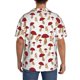 thumbnail image 3 of Fotbe Red Mushroom Camisa Estampada de Manga Corta para Hombre, Casual de Verano, Estilo Playero, Sin Arrugas-3X-Large, 3 of 5