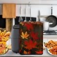 thumbnail image 4 of ZUXONGSY Fall Maple Leaf Air Fryer Cover Appliance Dust Covers Blender Cover with Bottom Edge Universal Coffee Maker Hood Keep Appliance Clean Fit 5 6 Qt Thanksgiving Fall Decor, 4 of 7