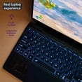 thumbnail image 5 of Detachable Type Cover for Microsoft Surface Pro Copilot+ (11th Edition)/Pro 11/10/9/8/X,13",Keyboard with Touchpad & Pen Holder，Black, 5 of 7