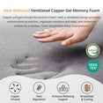 thumbnail image 5 of EGOHOME Black 12" Queen Mattress in a Box, Cooling Gel Memory Foam Mattress, Medium Plush, Motion Isolation& CertiPUR-US Certified, Adult, 5 of 13