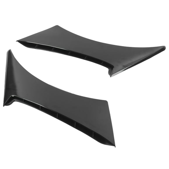 QIILU 2pcs Front Panel Scoops Cover Accessory Decoration Fit For Ford Mustang 2015 2016 2017 2018 2019 2020