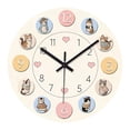 thumbnail image 2 of Reloj de pared decorativo, silencioso, acrílico, reloj decorativo moderno, creativo y bonito para 25 cm, 2 of 9