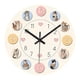 thumbnail image 2 of Reloj Lindo Silencioso Elegante Adorno de Pared Redondo Acrílico Reloj Decorativo para Estudio 20 cm, 2 of 9