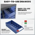 thumbnail image 3 of Bolt and Nut Organizer, Parts Cabinet, 40-Drawer Bench-Top Cabinet, Physical Rear Stopper Security, Workshop Drawer Cabinet, Tool Organizer Cabinet, Targeting Garage, Production Line, Office, 3 of 8