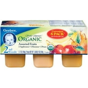 Gerber Gerber 2nd Foods Tender Harvest Assorted Fruits, 3 ea