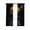 Yellow, variant on Yellow Roses Blackout Curtains 39 Inches Long for Bedroom, Modern Art Splash Flowers Butterfly Thermal Insulated Room Darkening Black Out Window Curtain Panels Grommet Drapes for Living Room