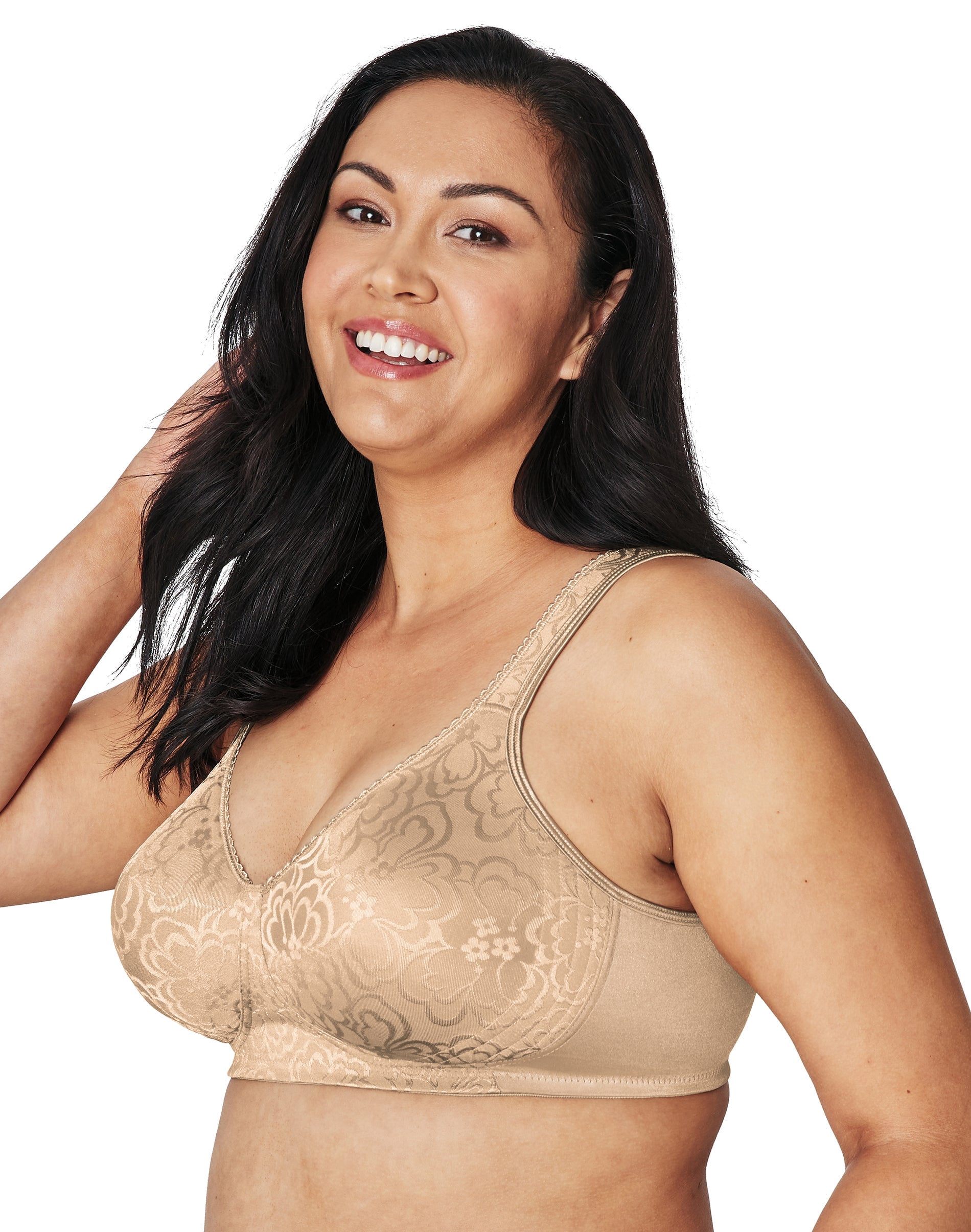 Playtex 18 Hour Ultimate Lift & Support Wireless Bra, 2-Pack Nude/Nude 40DD Women's