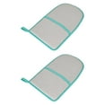 thumbnail image 2 of 2x Guantes de planchación de guantes Vaporizador de planchado Guantes de planchado impermeabilizado Manga de plancha de planchado Mittenas protectores gris oscuro, 2 of 8