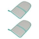 thumbnail image 2 of 2 guantes de planchado resistentes al vapor para planchas de ropa, impermeables y resistentes al calor. gris oscuro, 2 of 9