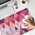 thumbnail image 7 of Rectangle Boho Style Mandala Mouse Mat, Gothic Cool Mousepad with Design, Large Non-Slip Rubber Gaming Mouse Pad with Stitched Edges, Office Mouse Pad for Women Men Kids, 31.5x11.8in, 7 of 7