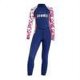 thumbnail image 1 of DIVE&SAIL Traje de buceo para niños Traje de neopreno con estampado de flores para nadar (Azul oscuro M), 1 of 9