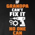 thumbnail image 3 of CafePress - If Grandpa Can't Fix It No One Can Long Sleeve T S - Long Sleeve Dark T-Shirt, 3 of 4