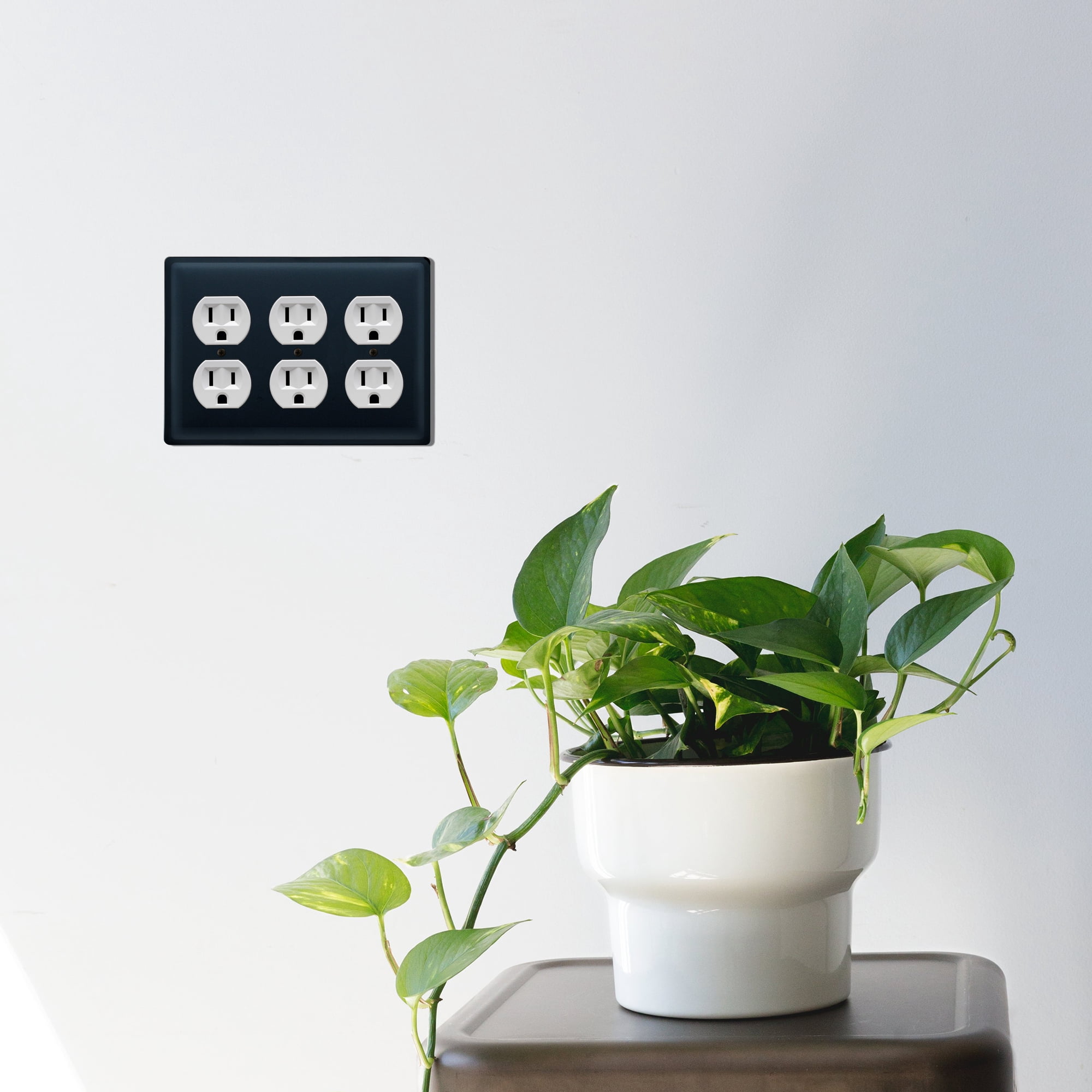 Plain - Triple Outlet Cover