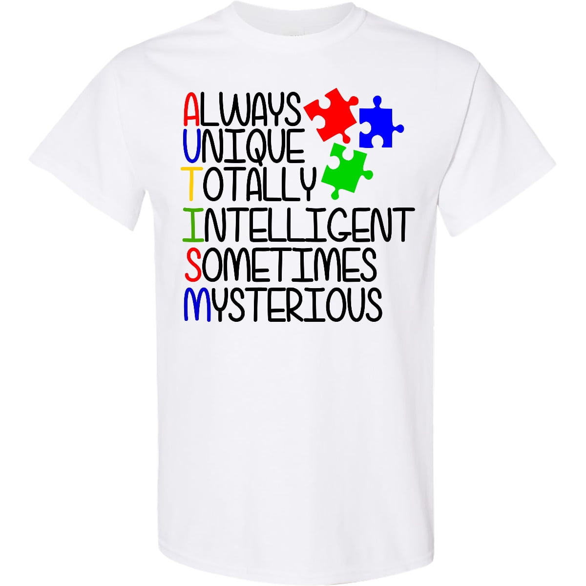 Inktastic Autism Awareness Acronym T-Shirt