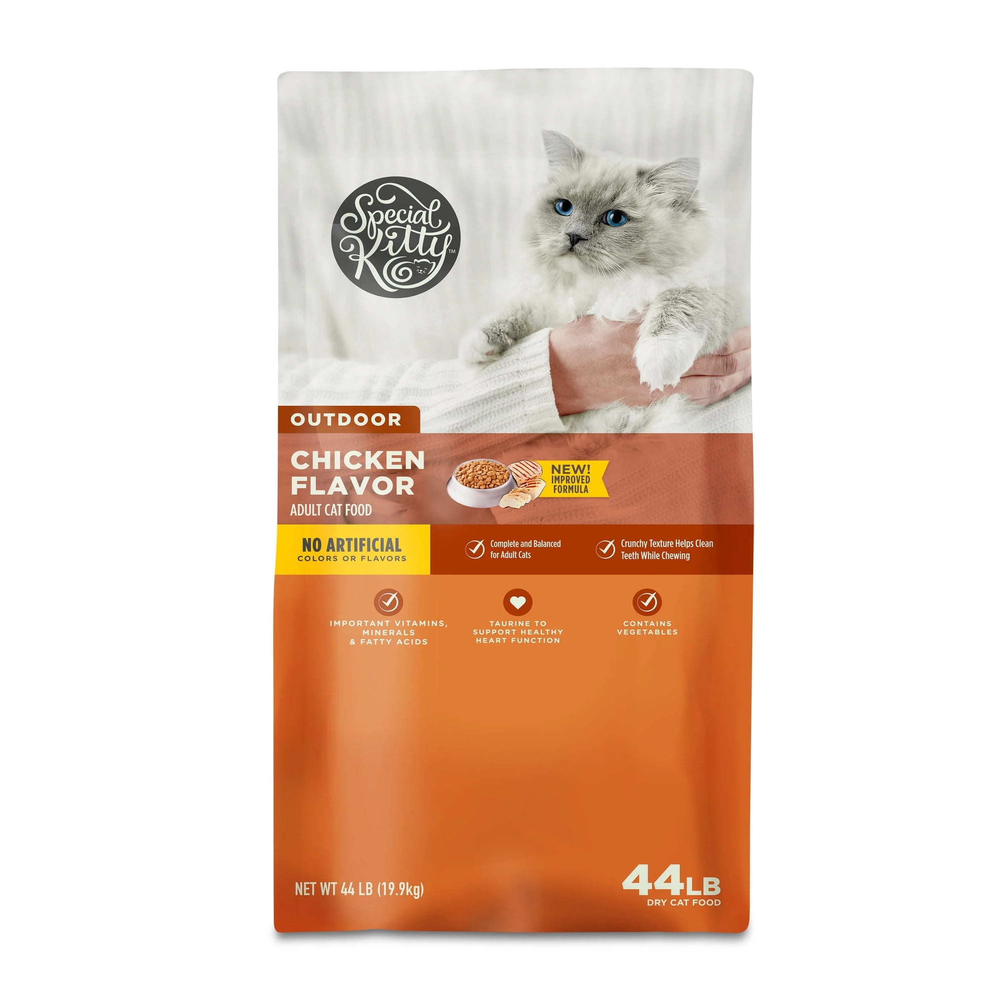 Special Kitty Outdoor Formula Dry Cat Food, 44 lb Bag