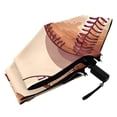thumbnail image 6 of ALAZA Retro Baseballs UPF 50+ Compact Folding Umbrella for Rain Travel Umbrella Packable, 6 of 8