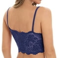 thumbnail image 3 of 2 Pack Lace Bralette for Women Padded No Underwire Bandeau Bra with Straps for Women, 3 of 5