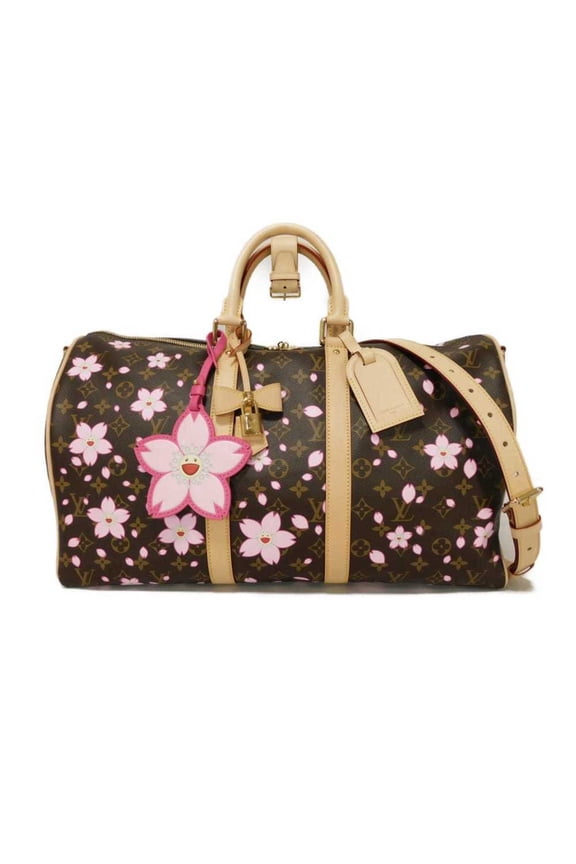 Pre-Owned Louis Vuitton Boston Bag, LVTM Keepall Bandouliere, Size 45, Takashi...