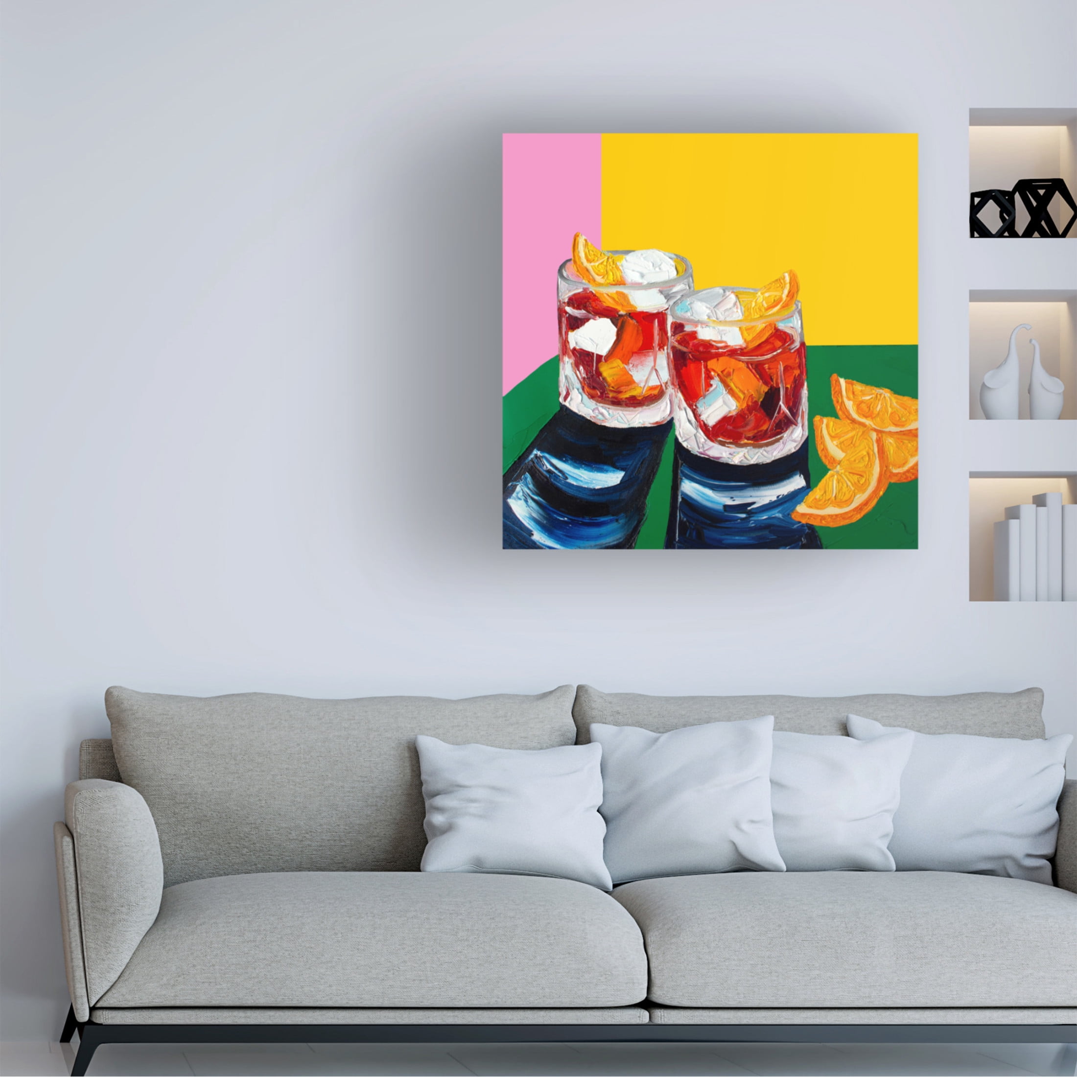 Trademark Fine Art Alice Straker Negronis No1 Canvas Wall Art