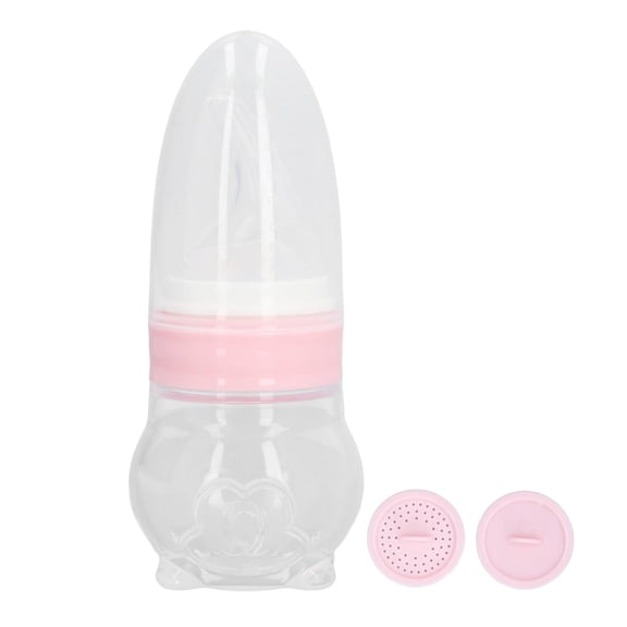 BOKYAN Baby Food Feeder with Clear Scale, 70ml Silicone Tube, Portable & Cute Design for Accurate Feeding & Medicine Dispensing