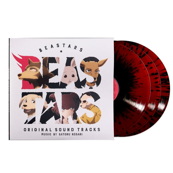 Beastars - Season 1 (Original Soundtrack) - Satoru Kosaki [Materia Exclusive Blood Red Variant] (3xLP Vinyl Record)