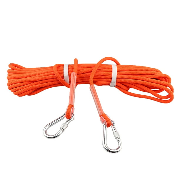 12KN 9.5mm 10m Cuerda de Escalada al Cuerda de Rappel de Seguridad Sólida 20m