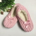 thumbnail image 2 of CAIXIA Fuzzy Slippers Women Women's Lined Cozy Indoor Slipper Socks For Warmth And Comfortable Home Wear,Pink, 2 of 5