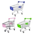 thumbnail image 1 of Carrito de de 3 Piezas, Muestra de Vendedor para , Juguete para , Carrito de s de Metal CUTICAT Carro de la compra de la mini carretilla, 1 of 8
