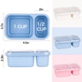 thumbnail image 2 of Contenedores para snacks DOSEWART reutilizables de 6 piezas con 2 compartimentos, 2 of 7
