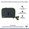 thumbnail image 4 of Buxton  Stylish Colored Multi Card Case Wizard Wallet (Women), 4 of 4