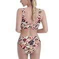 thumbnail image 5 of High Waisted Bikini Sets For Women, Guitar Skull Rock Swimsuits Tummy Control, Two Pieces Bathing Suit, 5 of 8