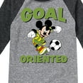 thumbnail image 3 of Disney - Soccer Goal - Toddler & Youth Raglan Graphic T-Shirt, 3 of 5