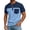 Blue, variant on Men's Henley Shirt Pocket Tees Short Sleeve Patchwork Pullover Tops Vintage Classic-Fit Spring Summer Work Activewear T-Shirts Blue XXL