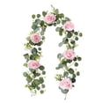 thumbnail image 4 of Guirnalda de flores artificiales, versátil decoración para bodas, enredadera floral, enredadera de rosas artificiales para centros de mesa festivos,, 4 of 8