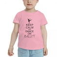 thumbnail image 2 of Keep Calm And Dance On Ballet Cute Toddler T-Shirts for Boys Girls (Pink, Youth S), 2 of 5
