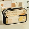 thumbnail image 1 of Boîte de Fournitures Scolaires Enfants Boîte à Crayons Scolaire Transparente Fournitures de Bureau Étui de Rangement pour Stylos Boîte à Crayons pour École Étui à Crayons, 1 of 7