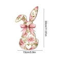 thumbnail image 4 of Garlands for Decoration Easter Rabbits 2D Wood Door Sign Hanging Wreath Decoration Wood Home Welcome Door Sign, 4 of 7